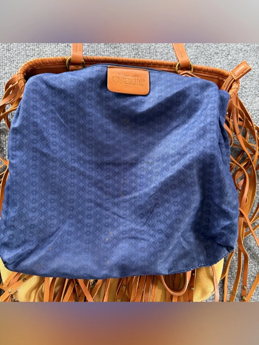 Charming Charlie•Ryder Studded Fringe Shoulder Bag Western Festival
